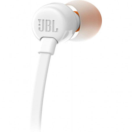AURICOLARI CON MICROFONO JBL BASS BIANCHE Auricolari JBL T110