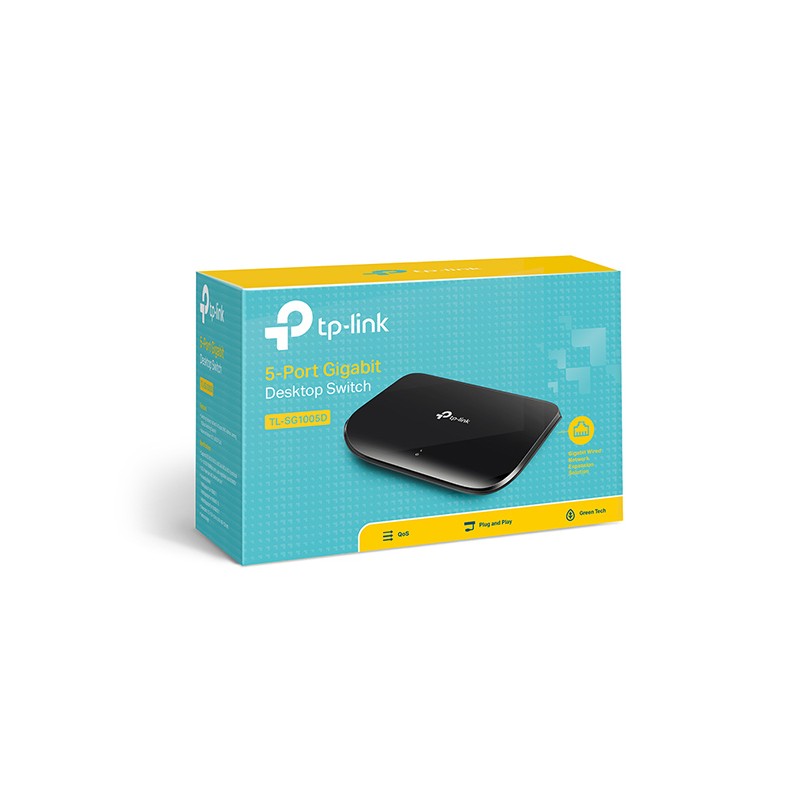 SWITCH TP LINK TL SG1005D 
5 PORTE GIGABIT TP LINK